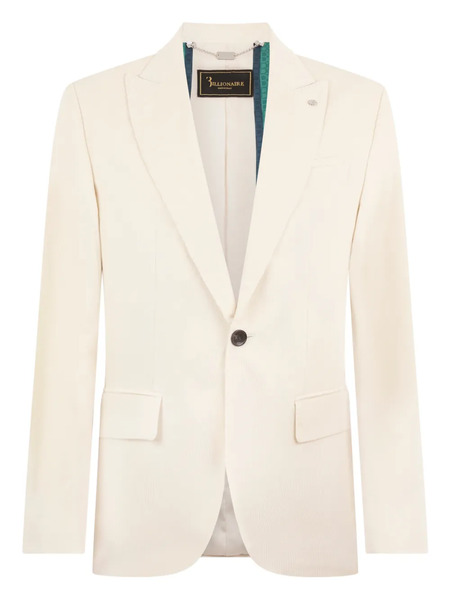  Billionaire Corduroy Single-breasted Blazer - Neutrals 