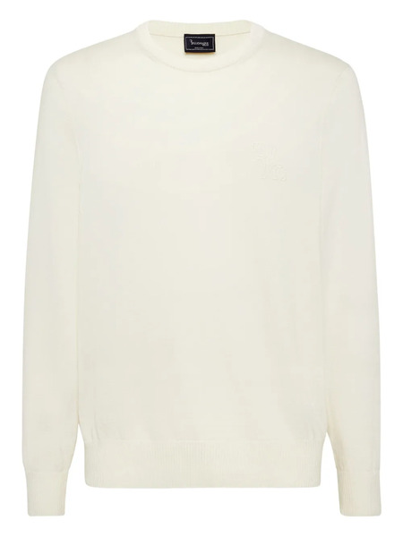  Billionaire Crew-neck Sweater - White 
