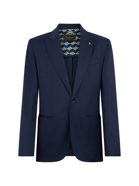  Billionaire Lapel Blazer - Blue 