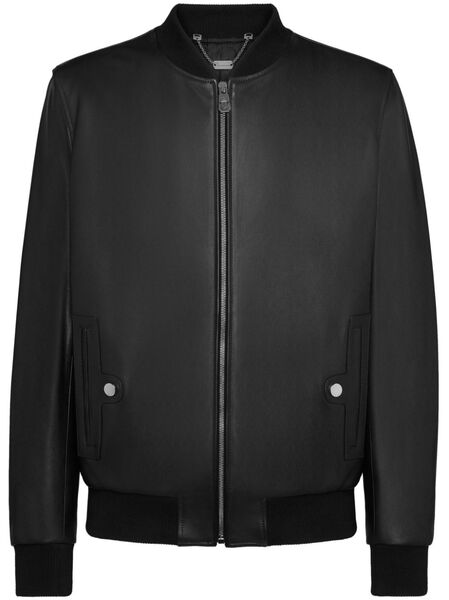  Billionaire Leather Jacket - Black 
