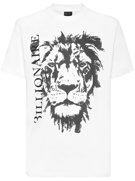  Billionaire Logo-print T-shirt - White 