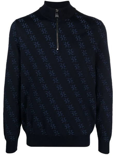  Billionaire Merino-blend Jumper - Blue 