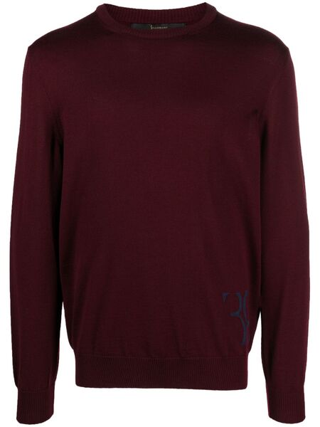  Billionaire Monogram-embroidered Knitted Jumper 