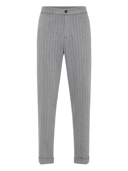  Billionaire Pinstripe-pattern Trousers - Grey 