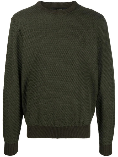  Billionaire Round-neck Knit Jumper - Green 