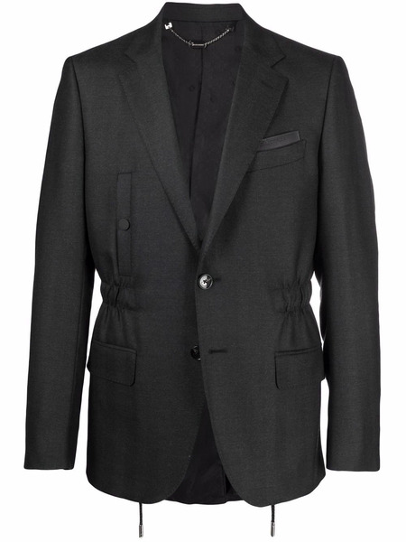  Billionaire Single-breasted Fitted Blazer - Grey 