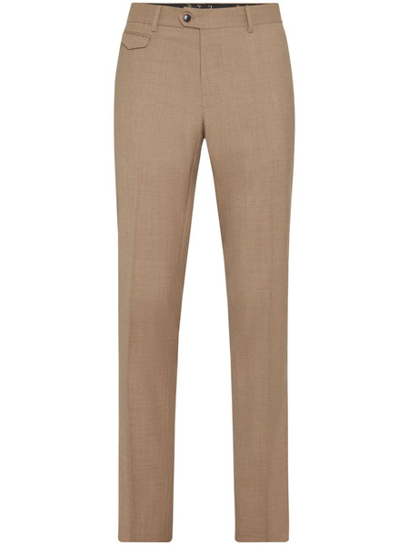  Billionaire Wool Slim-cut Chinos - Neutrals 