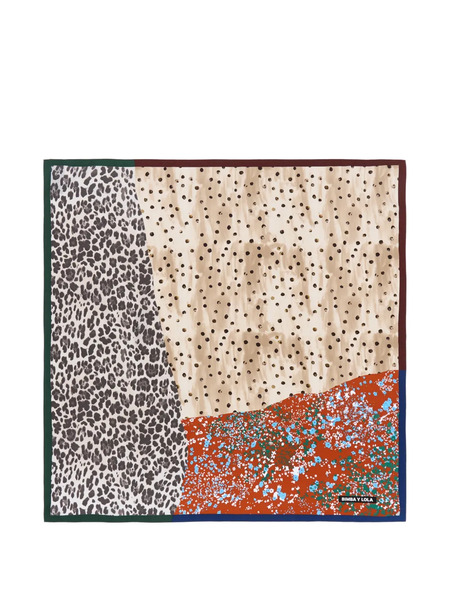  Bimba Y Lola Animal-pattern Scarf - Neutrals 