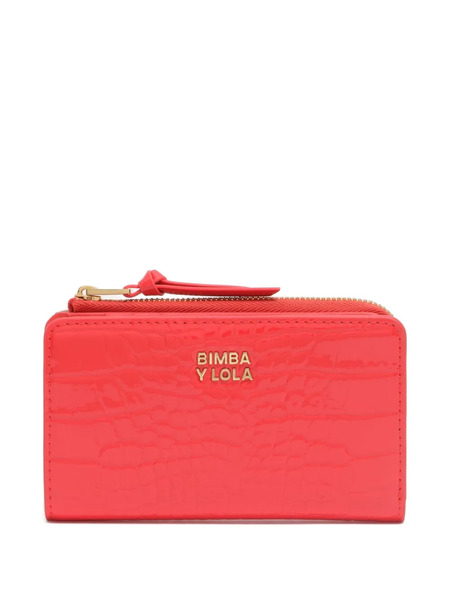  Bimba Y Lola Crocodile-effect Zip-around Wallet - Red 