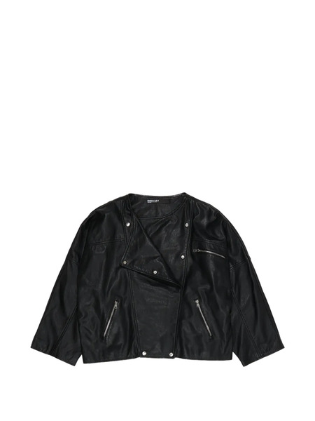  Bimba Y Lola Leather Jacket - Black 