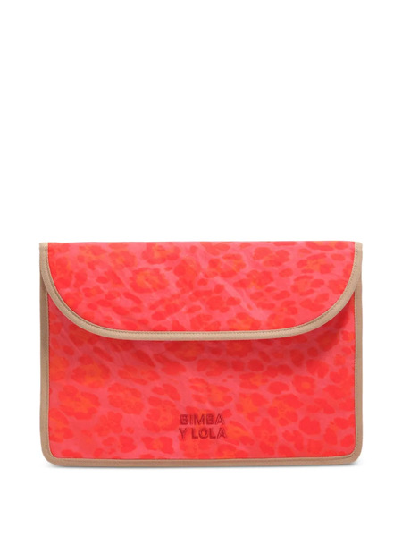  Bimba Y Lola Leopard Computer Case - Red 