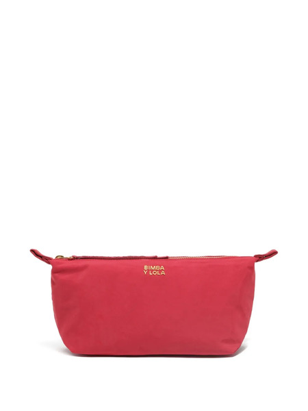  Bimba Y Lola Logo-strap Make-up Bag - Red 