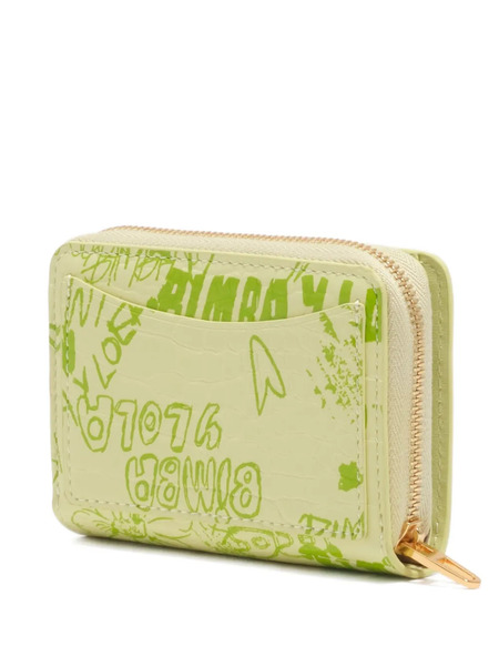  Bimba Y Lola Logo Zip Wallet - Yellow 