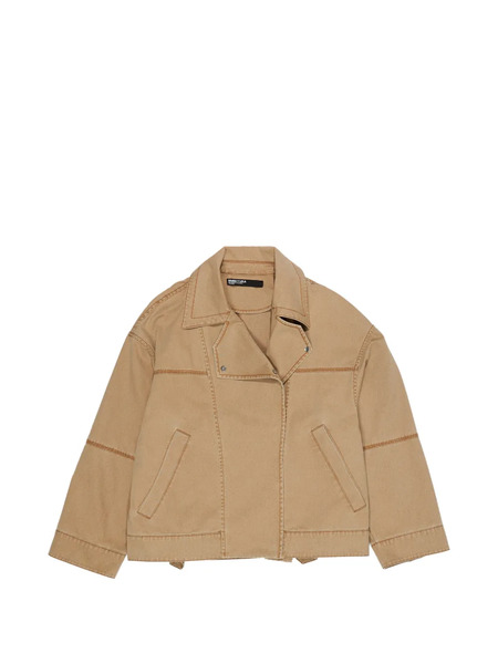  Bimba Y Lola Oversized Buttoned Jacket - Neutrals 