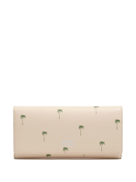  Bimba Y Lola Palms Large Wallet - Neutrals 