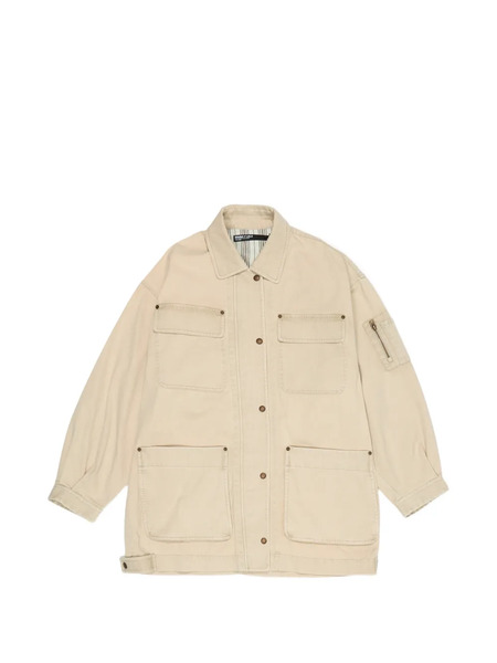  Bimba Y Lola Patch-pocket Coat - Neutrals 