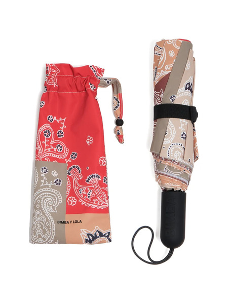  Bimba Y Lola Patchwork-pattern Umbrella - Red 