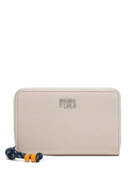  Bimba Y Lola Zip Fastening Wallet - Neutrals 