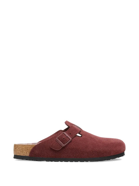  Birkenstock Boston Buckle-strap Mules - Red 