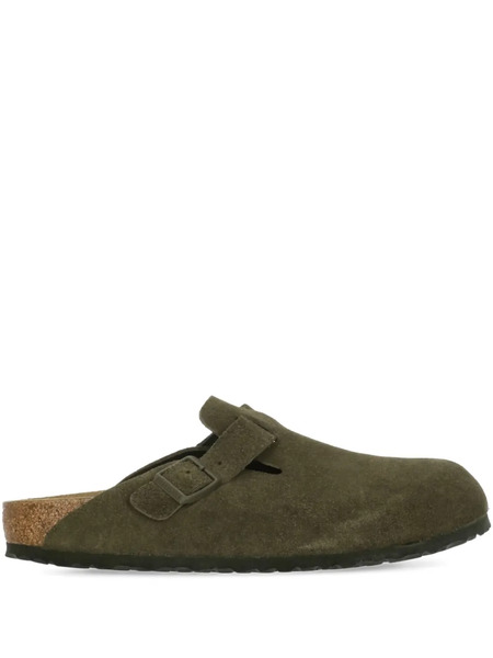 Birkenstock Boston Suede Clogs - Green 