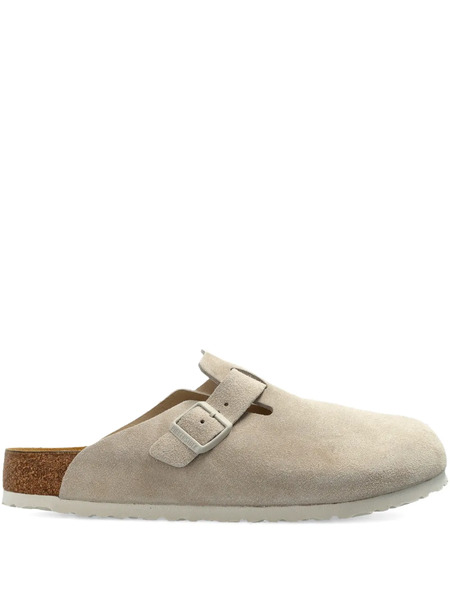  Birkenstock Boston Suede Clogs - Neutrals 