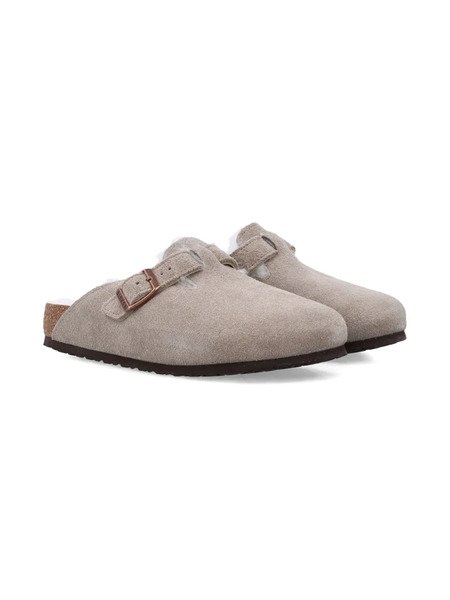  Birkenstock Kids Boston Shearling Clogs - Neutrals 