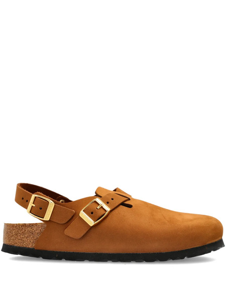  Birkenstock Tokio Slingback Clogs - Brown 
