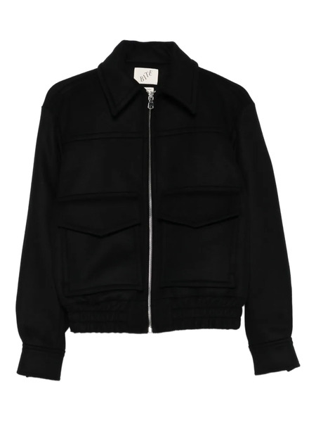  Bite Studios Cila Flap-pocket Zip-front Jacket - Black 
