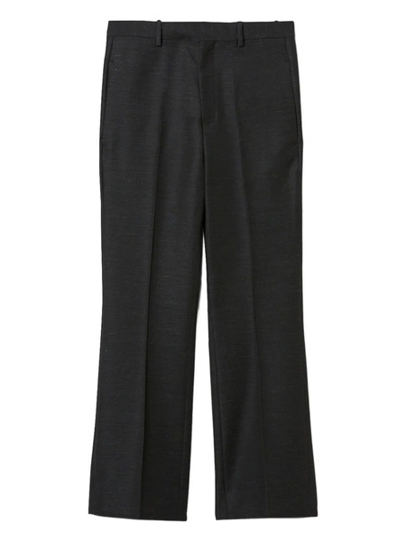  Bite Studios Credo Bootcut Wool-silk Trousers - Black 