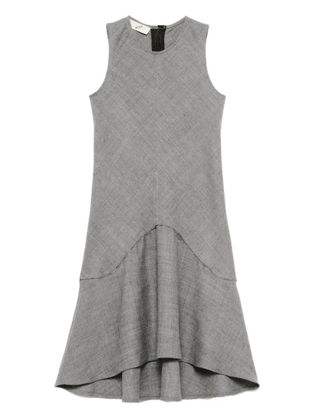  Bite Studios Sleeveless Asymmetrical Mini Dress - Grey 