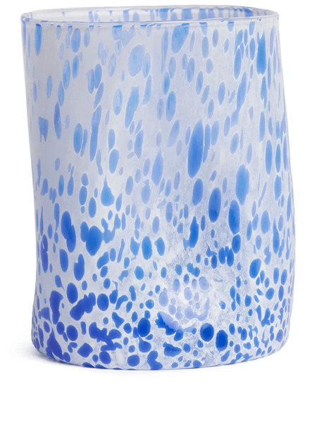  Bitossi Home Abstract-print Glass (set Of Two) - Blue 