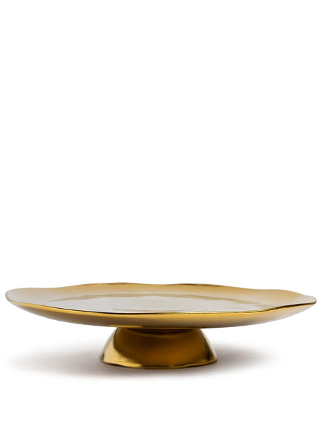  Bitossi Home La Tavola Scomposta Cake Stand - Gold 