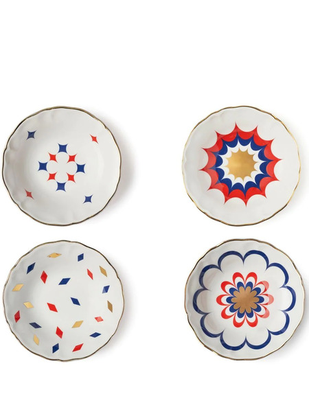  Bitossi Home 4 Piece Assorted Bowl Set - White 