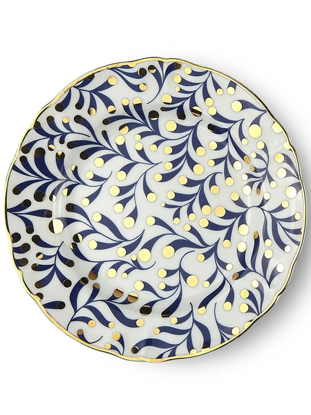  Bitossi Home 4 Piece Marino Dessert Plate Set - White 