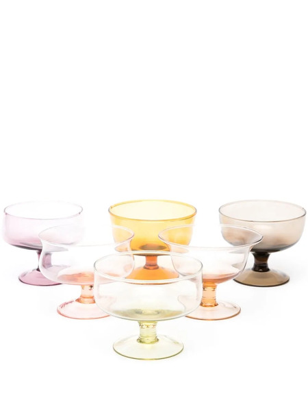  Bitossi Home Set-of-six Cocktail Glasses - Pink 