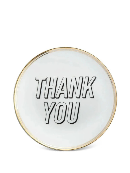  Bitossi Home Thank You Plates (set Of Two) - White 