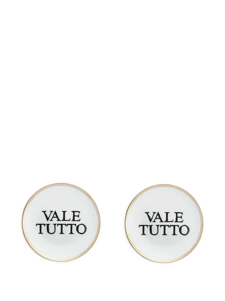  Bitossi Home Vale Tutto Plate Set (set Of Two) - White 