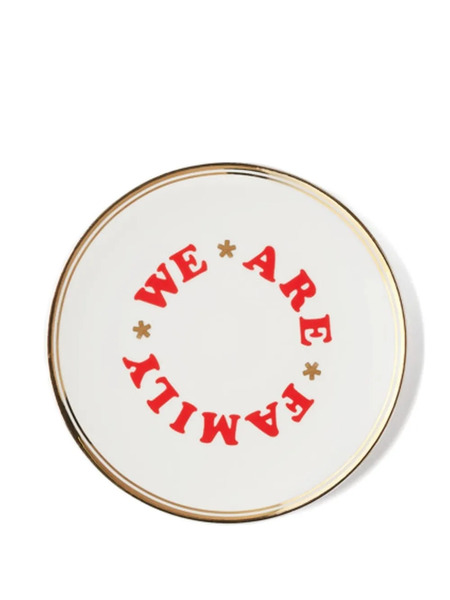  Bitossi Home We Are Family Plates (set Of Six) - White 