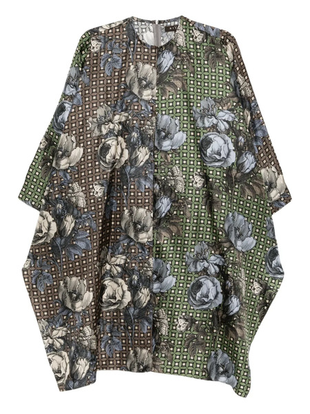  Biyan All-over Floral Print Blouse - Blue 