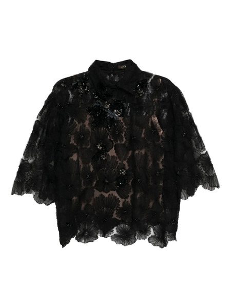  Biyan Beaded Blouse - Black 