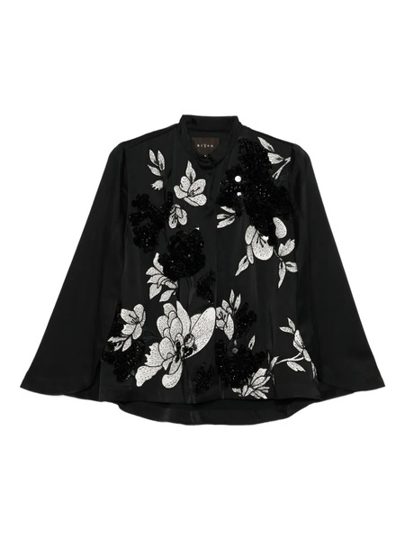  Biyan Floral-embroidered Jacket - Black 