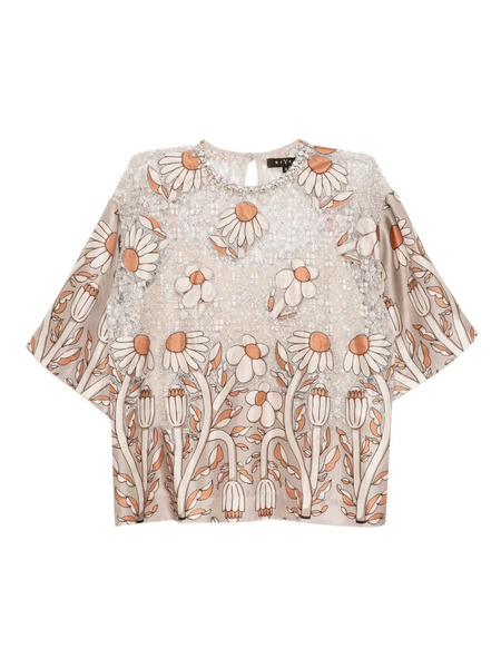  Biyan Floral-print Top - Neutrals 