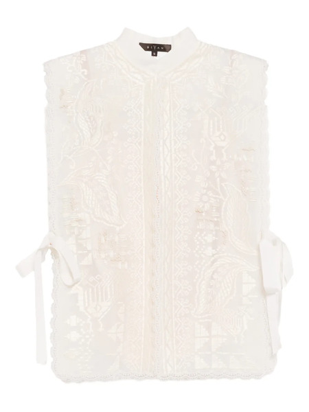  Biyan Graphic-embroidered Vest - Neutrals 