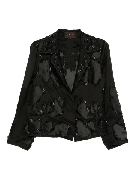  Biyan Sequin Embellishment Jacket - Black 