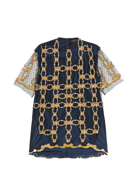  Biyan Tulle Blouse - Blue 