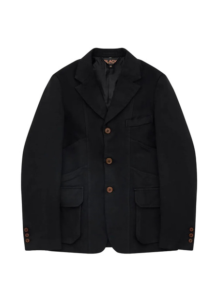  Black Comme Des Garçons Button Blazer 