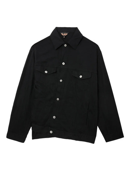  Black Comme Des Garçons Buttoned Pocket Overshirt 