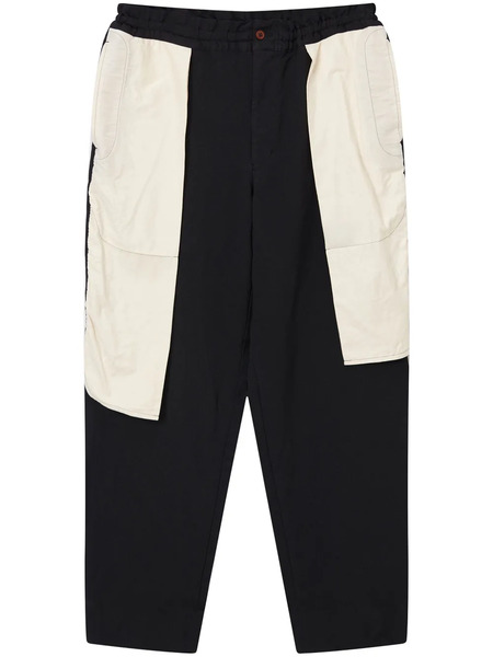  Black Comme Des Garçons Panel-construction Trousers 