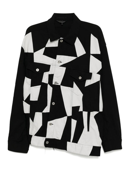  Black Comme Des Garçons Patchwork Jacket 