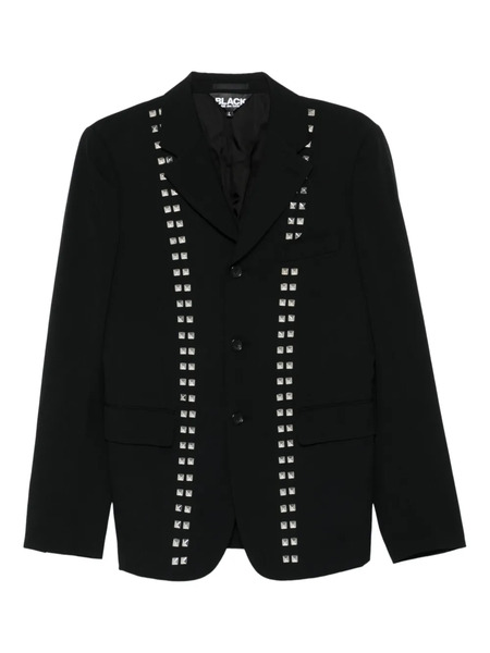  Black Comme Des Garçons Studded Single-breasted Jacket 